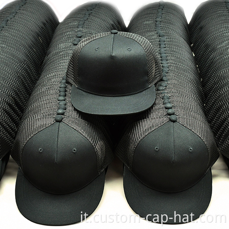 Flat Brim Mesh Cap